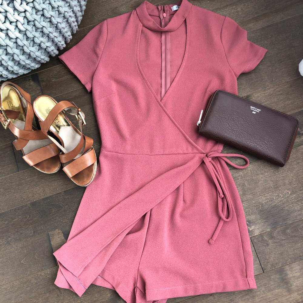 Salmon Colour Romper